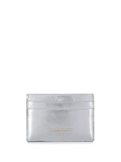 Shop Common Projects Slim Cardholder In Silver