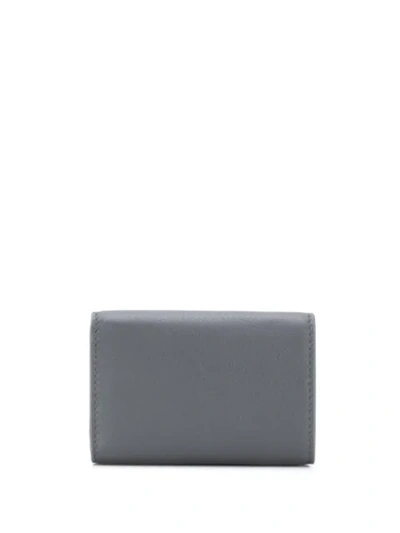 Shop Balenciaga Papier Mini Wallet In 1110 Grey