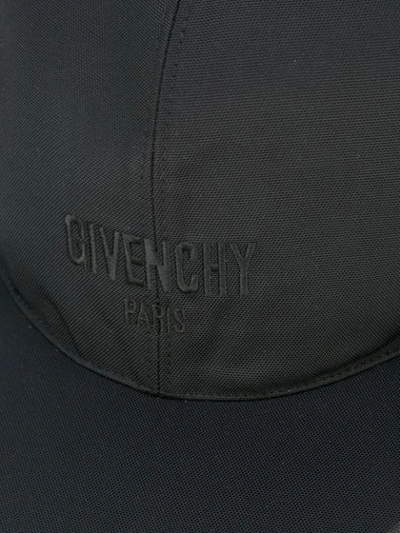 Shop Givenchy Baseballkappe Mit Logo-stickerei In Black