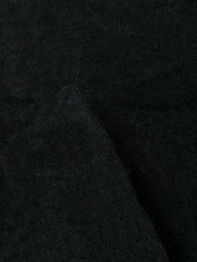 Shop Transit Fine Knit Scarf In Black