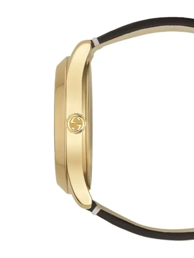 Shop Gucci G-timeless Watch In Gold