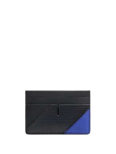 Shop Tumi Textured Clip On Cardholder - Blue