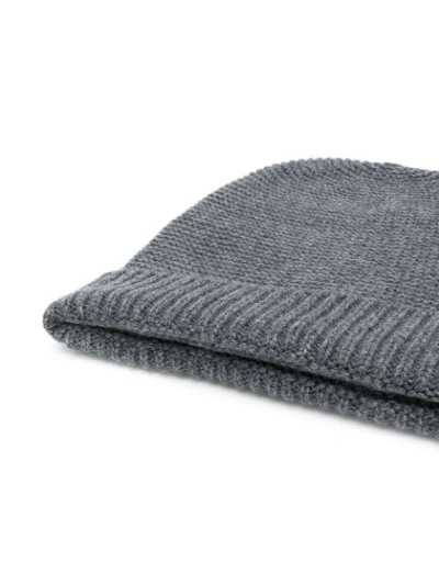 Shop N•peal Knitted Beanie In Grey