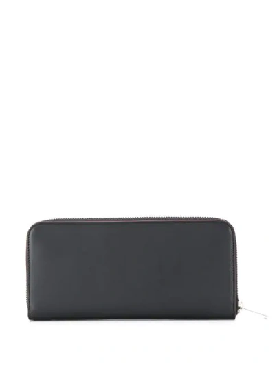 Shop Loewe Logo Embossed Wallet In Black