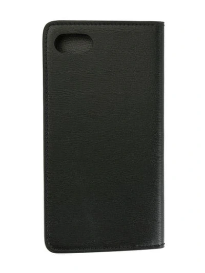 Shop Saint Laurent Bifold Logo Iphone 8 Case In Black