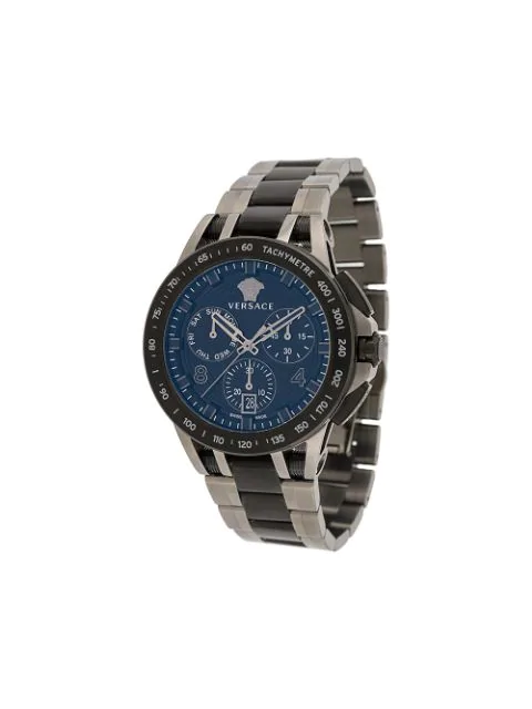 versace silver sport tech watch