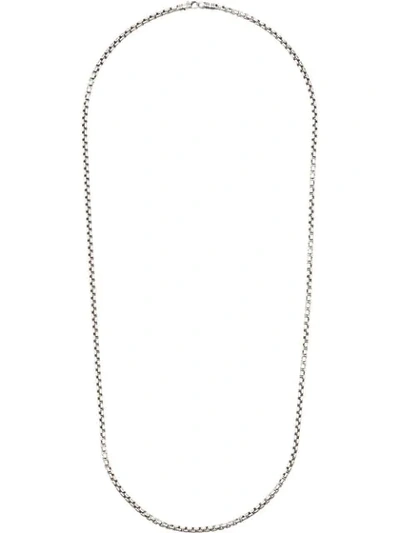 Shop Tom Wood Venetian Chain Necklace In Silver