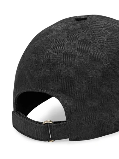 Shop Gucci Gg Logo Baseball Cap In Black ,black