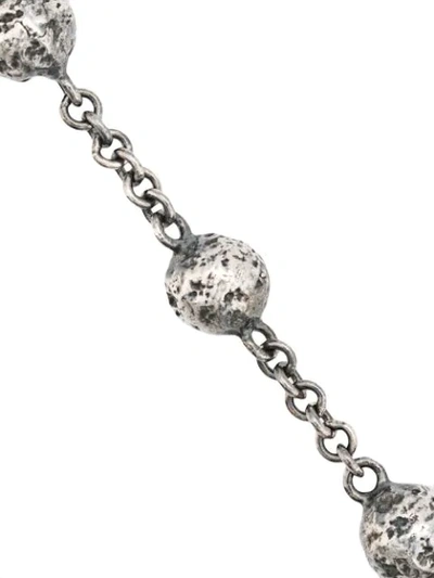 Shop John Varvatos Chain-link Necklace In Silver