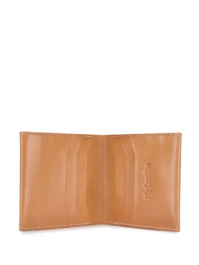 Shop Ally Capellino Oliver Wallet In Brown