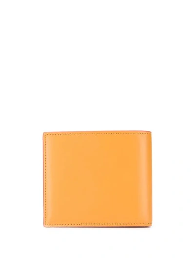 Shop Loewe Logo Embossed Bi-fold Wallet In Neutrals