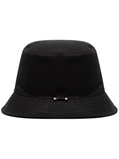 Shop Neil Barrett Pierced Bucket Hat In Black