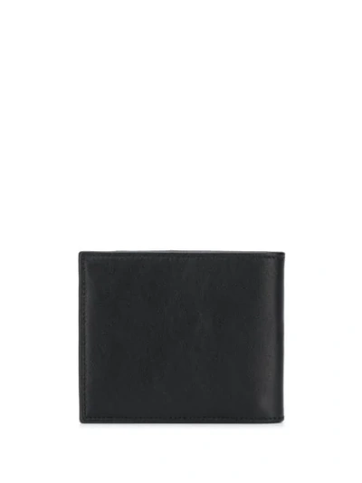 Shop Orciani Logo Embossed Wallet In Black