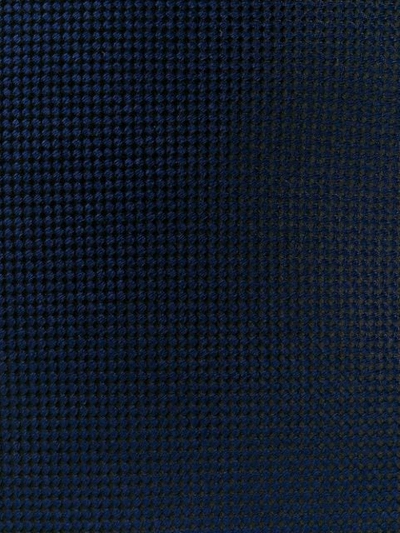 Shop Ermenegildo Zegna Micro Texture Tie - Blau In Blue