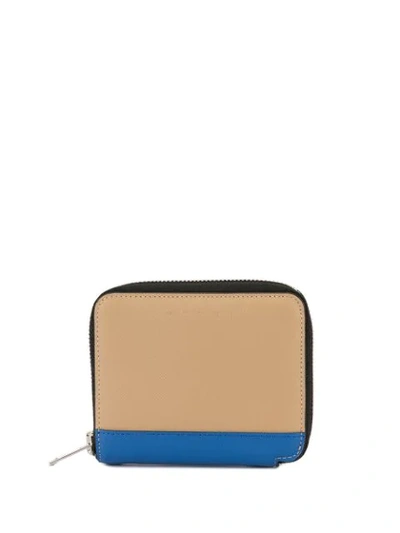 Shop Marni Zipped Mini Wallet In Multicolour