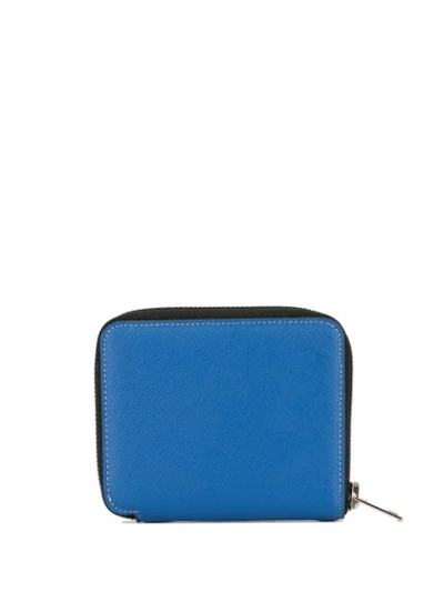 Shop Marni Zipped Mini Wallet In Multicolour