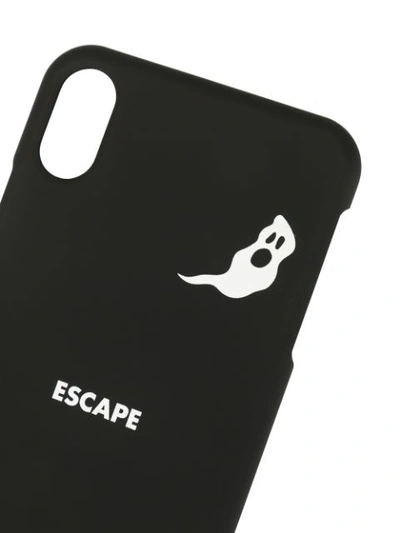 Shop Marcelo Burlon County Of Milan Escape Iphone Xs Case In Black