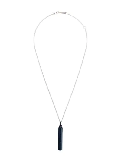 Shop Ambush Bullet Pendant Necklace - Silver