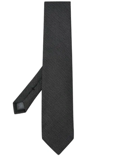 Shop Tom Ford Gewebte Krawatte In Black