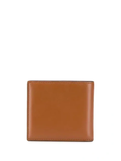 Shop Valentino Garavani Billfold Wallet In Brown