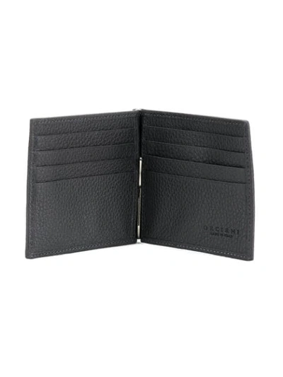 Shop Orciani Billfold Wallet In Black