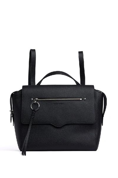 Shop Rebecca Minkoff Gabby Messenger Backpack In Black