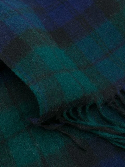 Barbour Checked Scarf In Black Watch