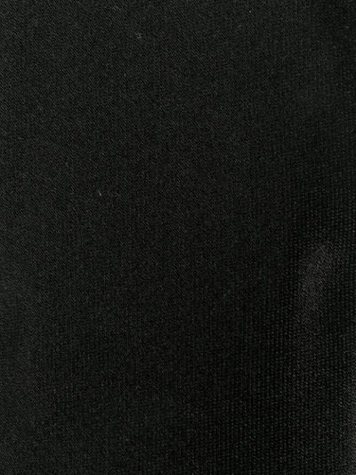 Shop Saint Laurent Woven Tie In Black