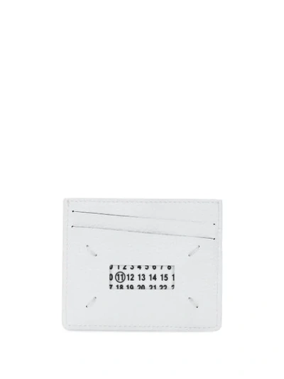 Shop Maison Margiela Number Window Cardholder In White