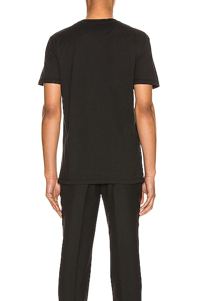 Shop Valentino Graphic Tee In Black & Moon Dust