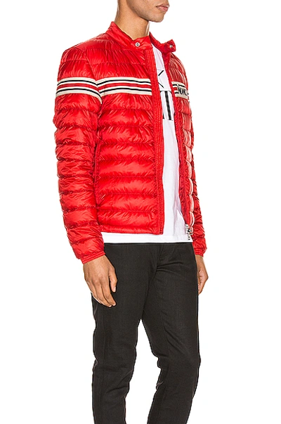 Shop Moncler Renald Jacket In Red