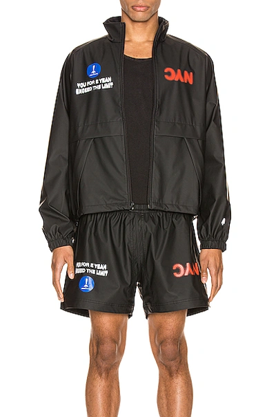 Shop Adidas Originals By Alexander Wang Adidas By Alexander Wang Track Top In Black