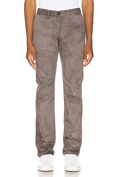 Shop Alpha Industries Natural Dye Chino In Gray