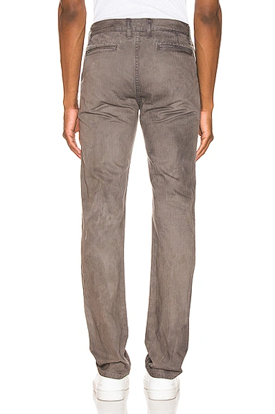 Shop Alpha Industries Natural Dye Chino In Gray