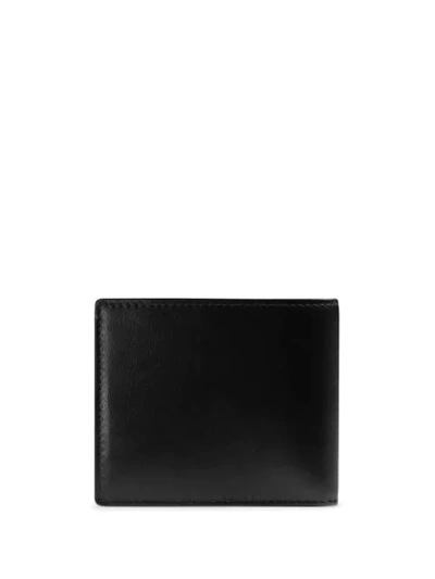 Shop Gucci Blade Embroidered Wallet In Black