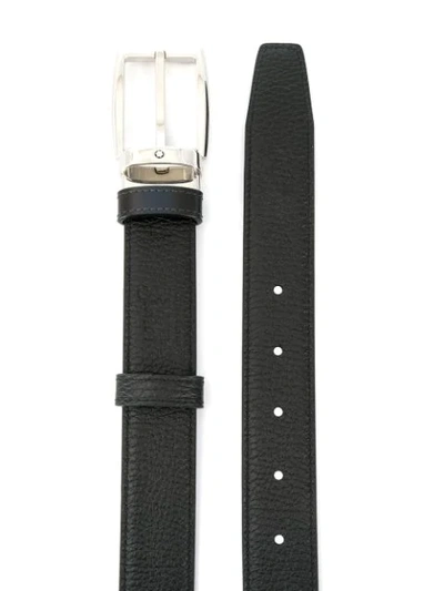 Shop Montblanc Reversible Buckle Belt In Black