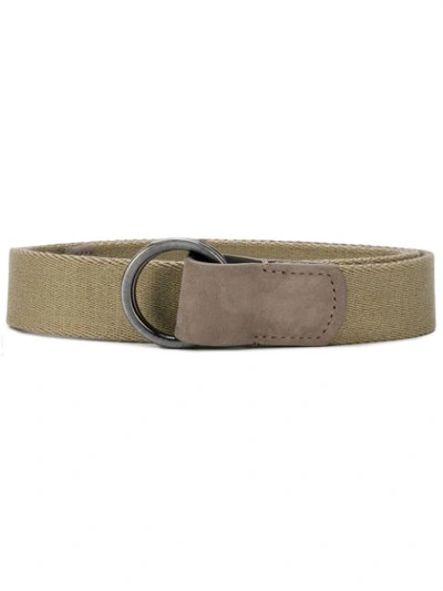 Shop Anderson's Panelled Belt In Neutrals
