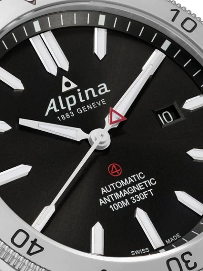 Shop Alpina Alpiner 4 Automatic 44mm In Black