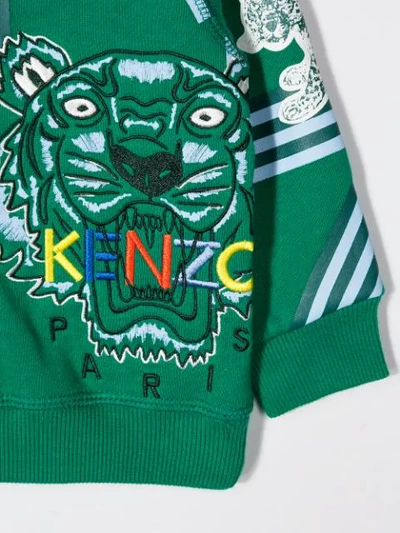 Shop Kenzo Embroidered Logo Sweater In Grey