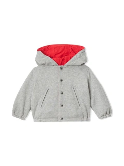 Shop Burberry Wendbare Kapuzenjacke In Red