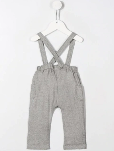 Shop Aletta Trousers With Suspenders In Grey