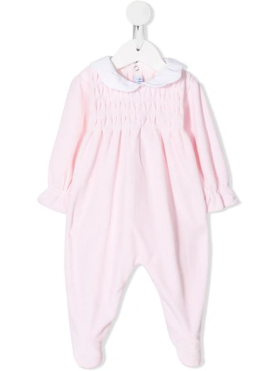 Shop Siola Ruched Detail Romper In Pink