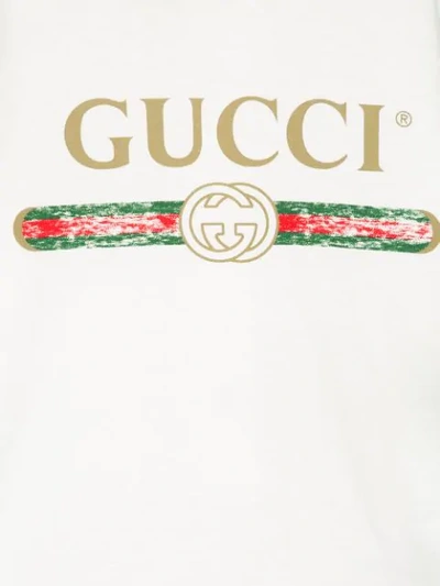Shop Gucci Logo Pajamas In White