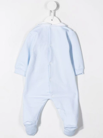 Siola Gathered Front Pyjama In Blue
