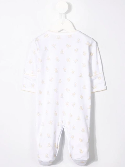 Kissy Kissy Hatchlings Footie Printed Overalls In White