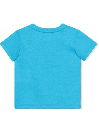 Shop Gucci Baby T-shirt With  Logo In Blue