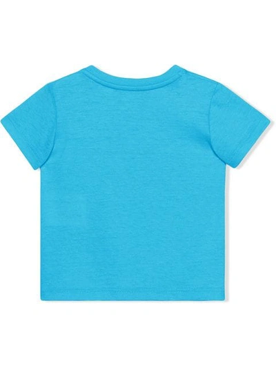 Gucci Baby T-shirt With  Logo In Blue