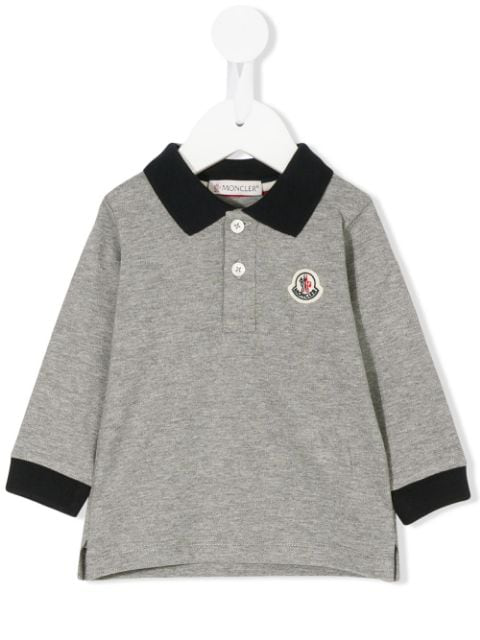 baby moncler long sleeve polo