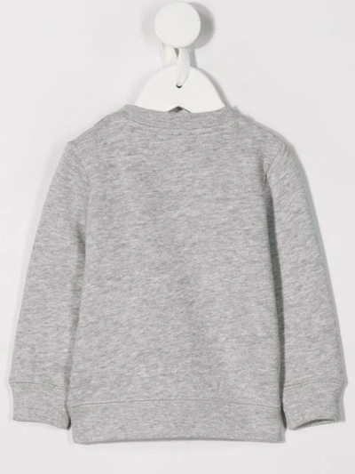 Shop Stella Mccartney Rocket Print Sweatshirt In Grey