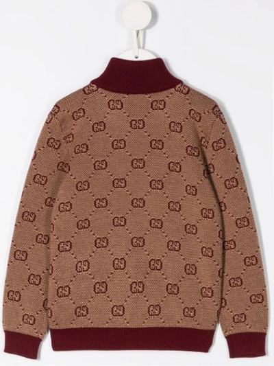 Shop Gucci Gg Bomber Jacket In Neutrals